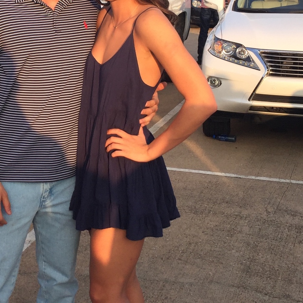 Small Tiered Mini Dress/ Large Top